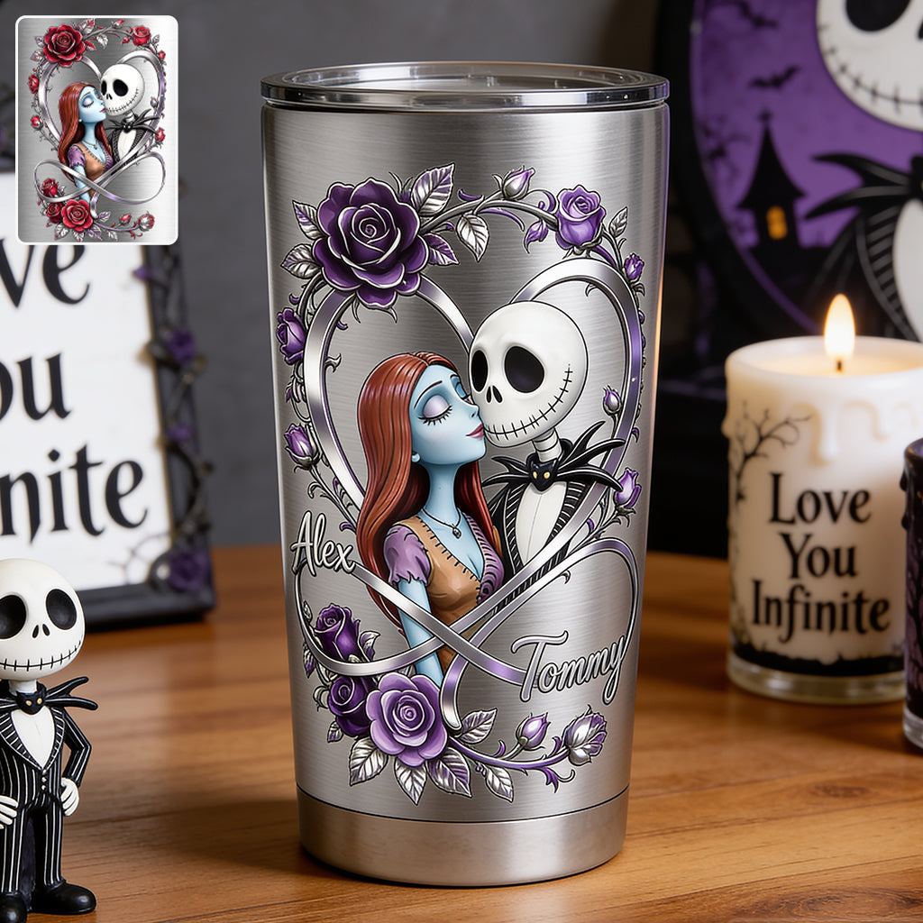 Love You Infinite - Personalized Nightmare Tumbler