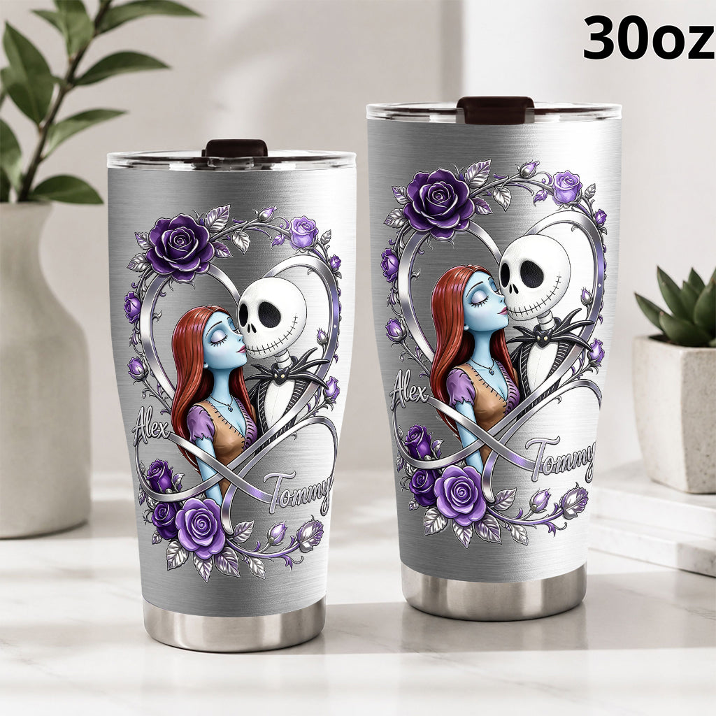 Love You Infinite - Personalized Nightmare Tumbler