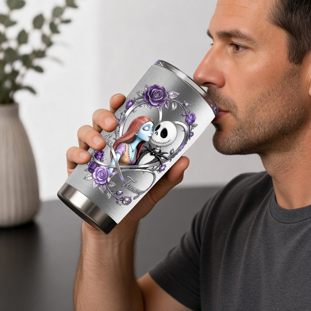 Love You Infinite - Personalized Nightmare Tumbler