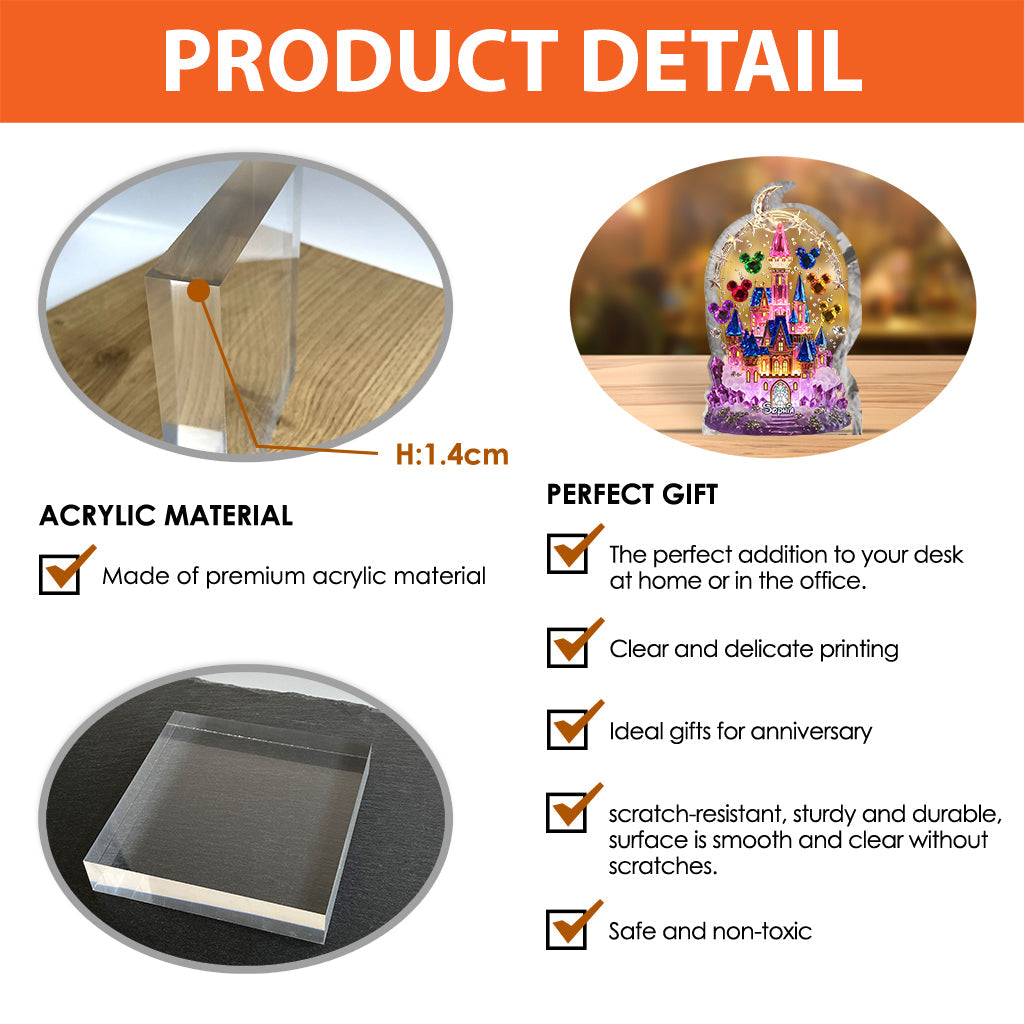 Magical Time - Personalized Mouse Custom Shaped Acrylic Plaque