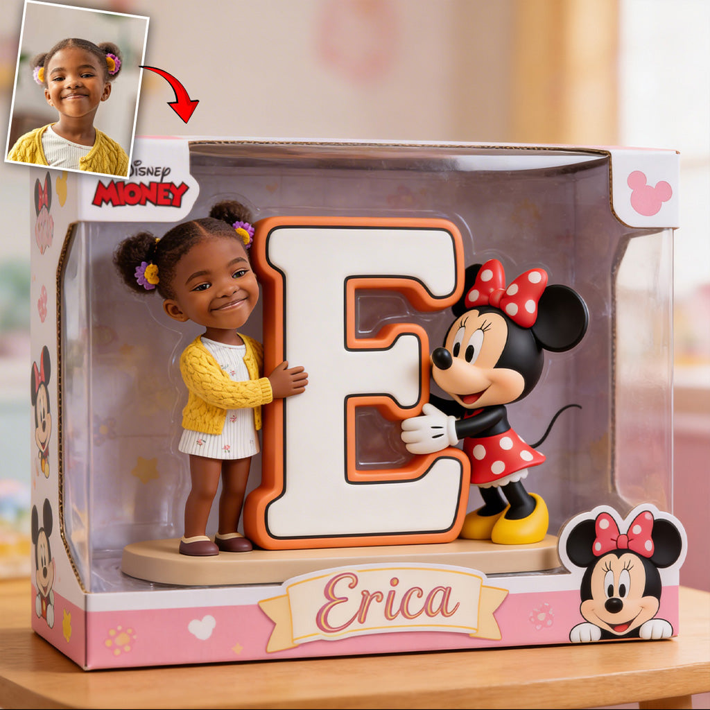 Custom Character, Alphabet Letter - Personalized Mouse Custom Shaped Acrylic Plaque