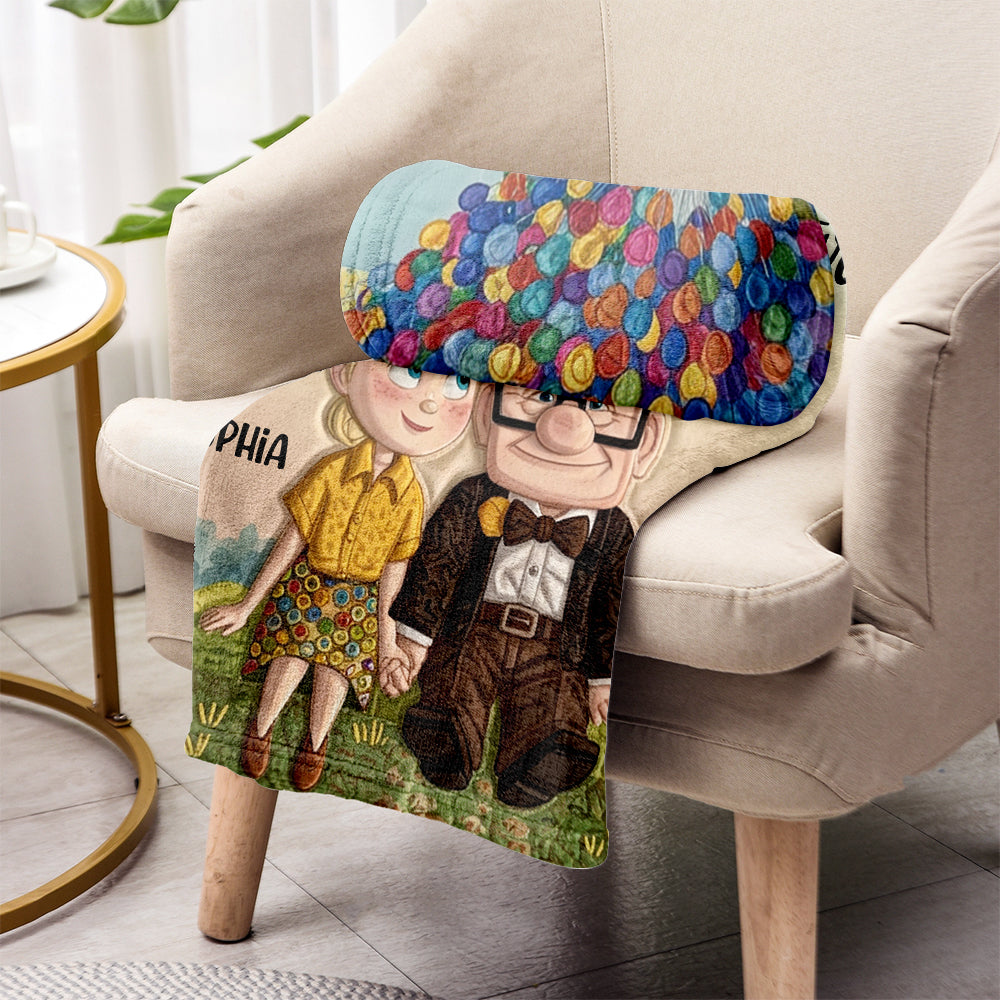 You Are My Greatest Adventure - Personalized Couple Blanket