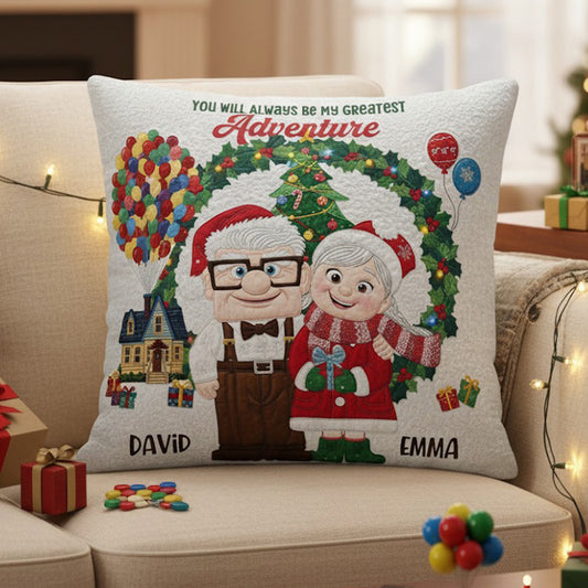 You Are My Greatest Adventure - Personalized Couple Throw Pillow