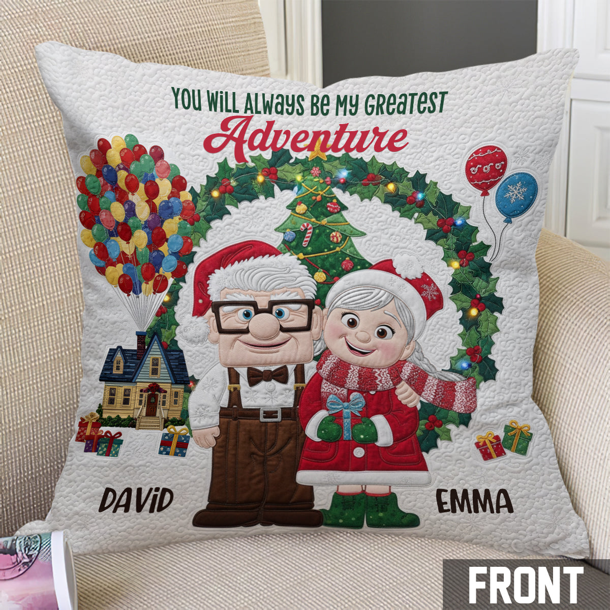 You Are My Greatest Adventure - Personalized Couple Throw Pillow