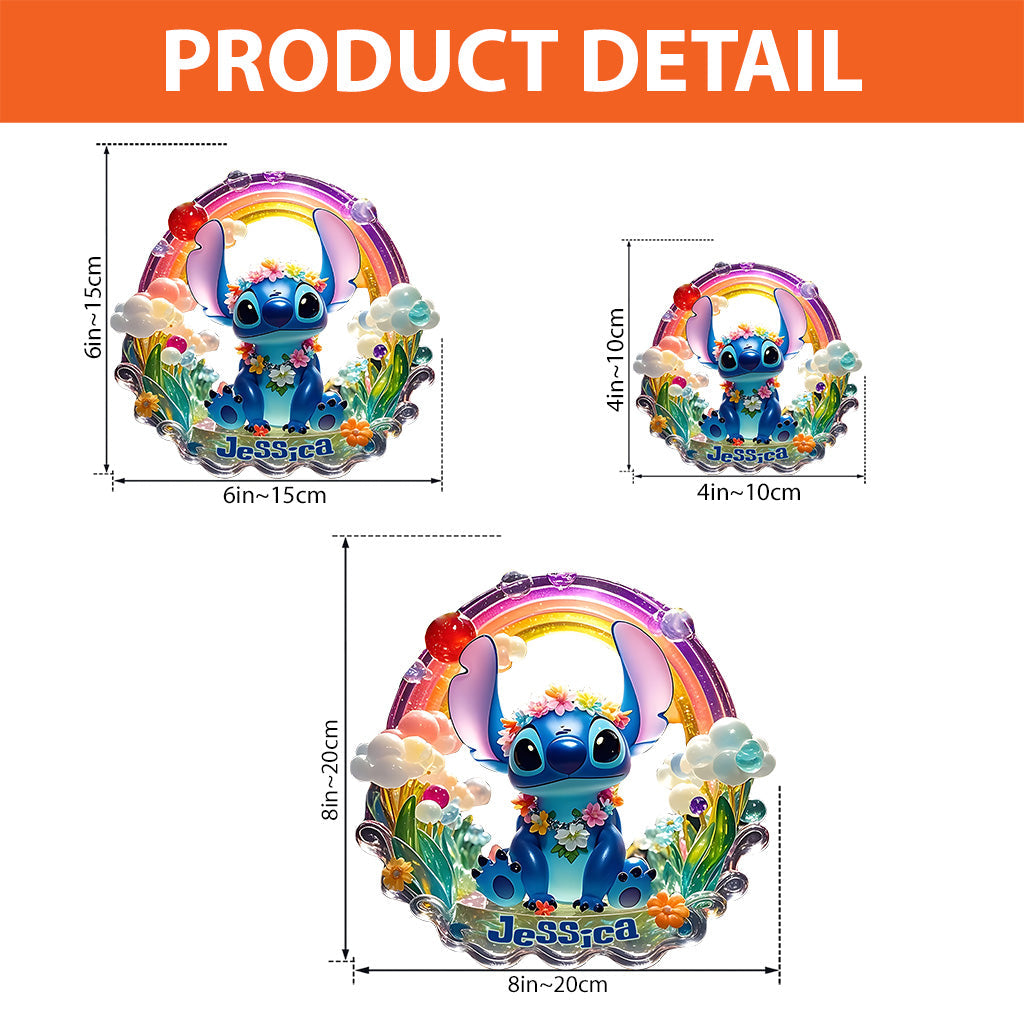 Lovely Ohaha - Personalized Ohana Custom Shaped Acrylic Plaque