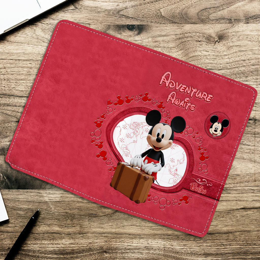 Magical Mouse Ears Adventure Awaits - Personalized Mouse Passport Holder