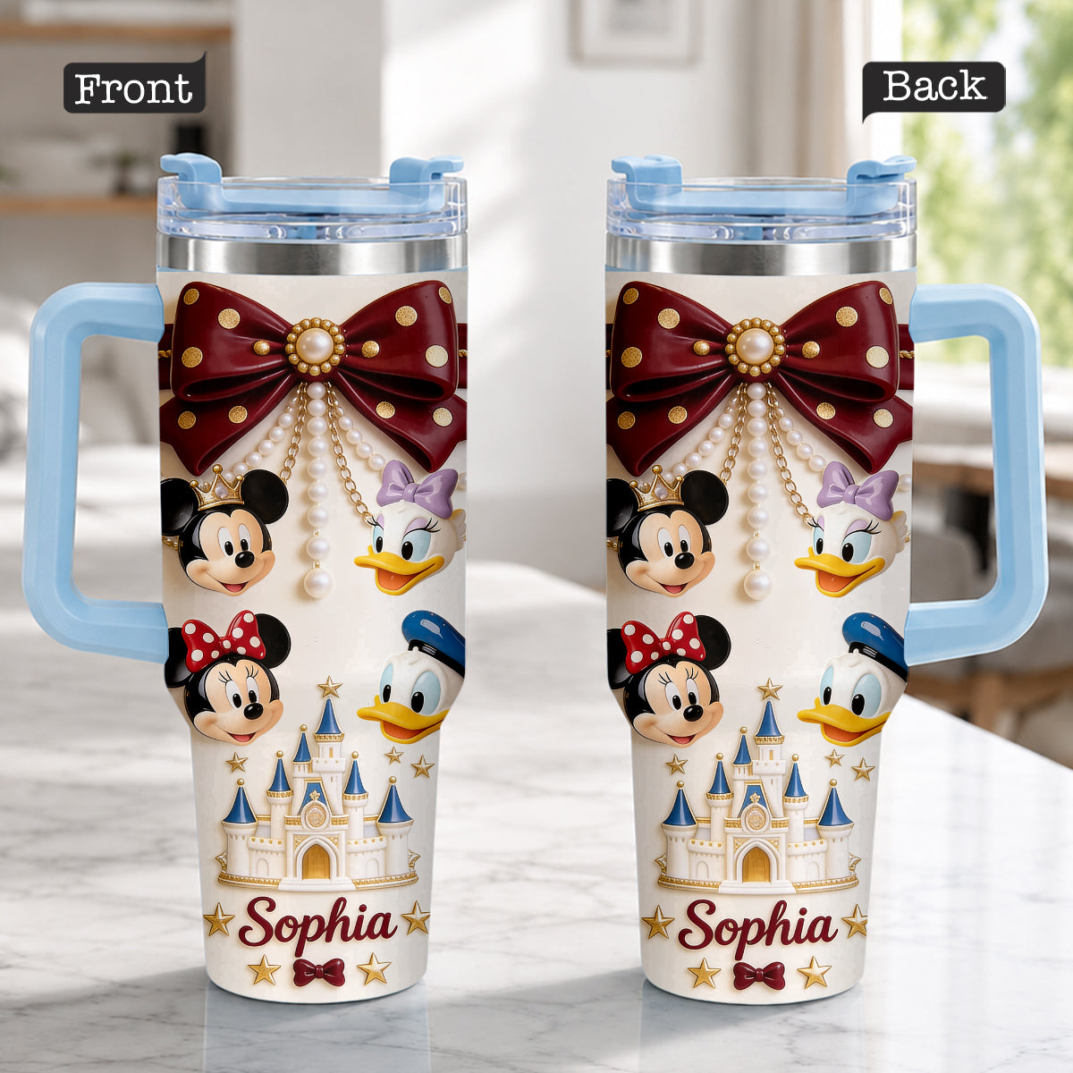 Friends - Personalized Dream Trip Tumbler With Handle