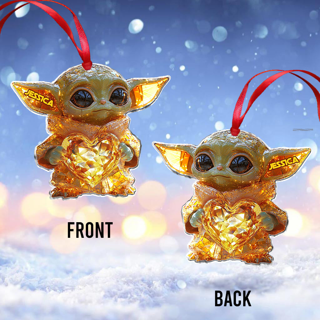 Merry Christmas - Personalized The Force Ornament