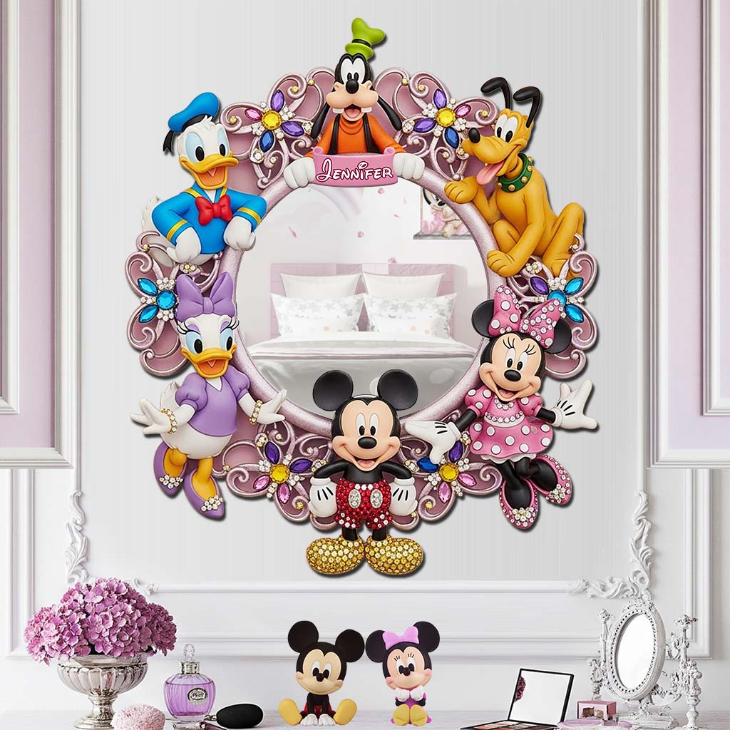 Magical World - Personalized Mouse Wall Hanging Mirror
