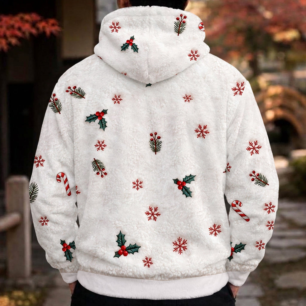 Merry Christmas - Personalized Ohana Fleece Hoodie