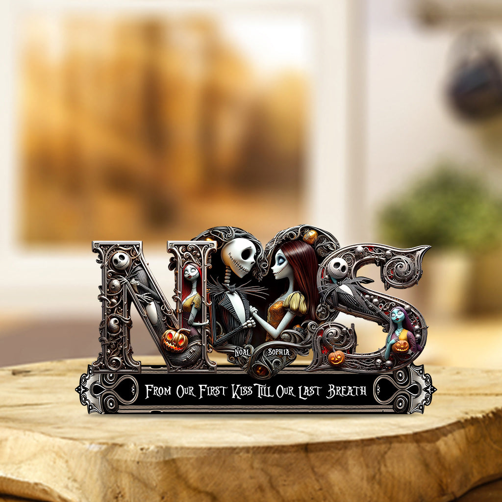 Till Death Do Us Part - Personalized Nightmare Custom Shaped Acrylic Plaque