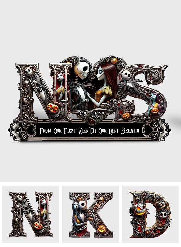 Till Death Do Us Part - Personalized Nightmare Custom Shaped Acrylic Plaque