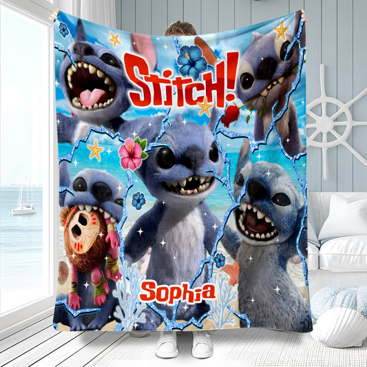Ohana Means Family - Personalized Ohana Blanket