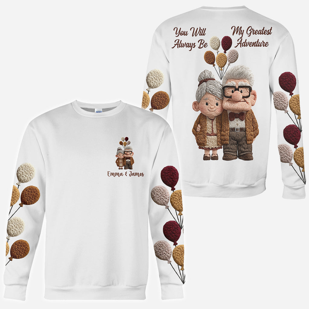 You Are My Greatest Adventure - Personalized Mouse All Over Shirt