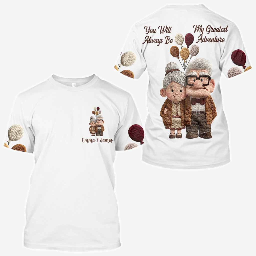 You Are My Greatest Adventure - Personalized Mouse All Over Shirt