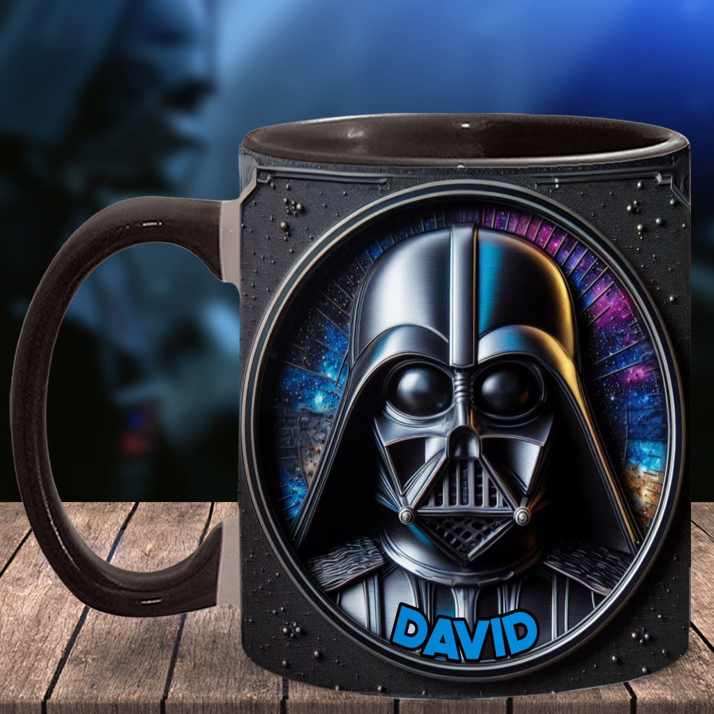 The Dark Time - Personalized The Force Accent Mug