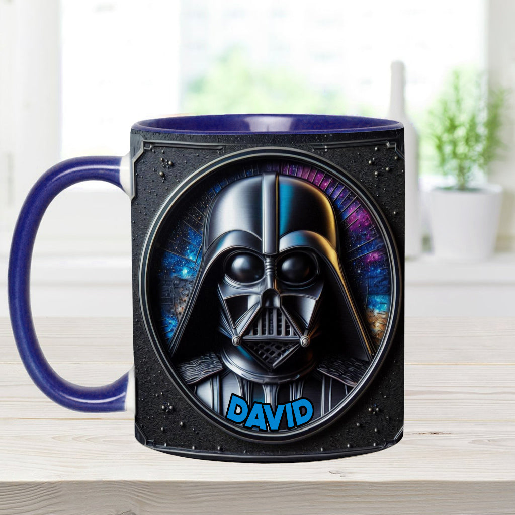 The Dark Time - Personalized The Force Accent Mug