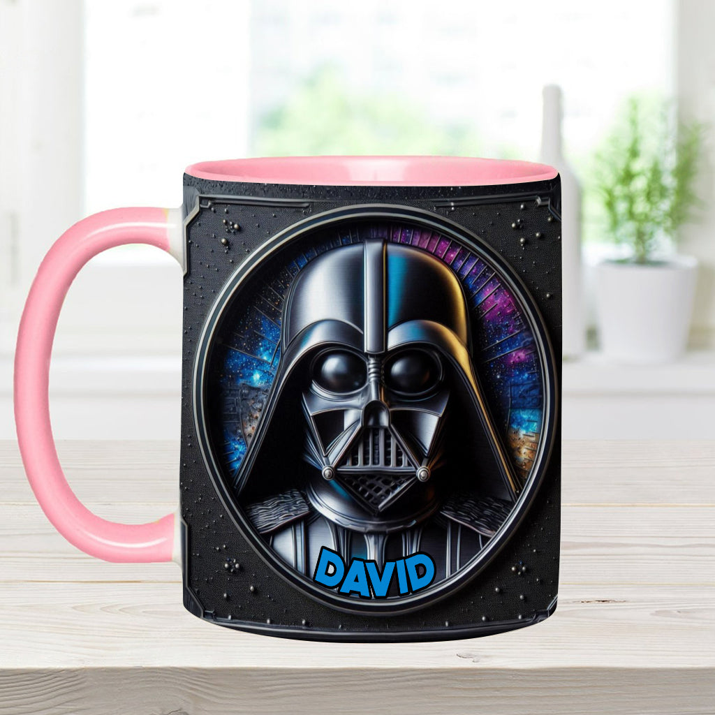 The Dark Time - Personalized The Force Accent Mug