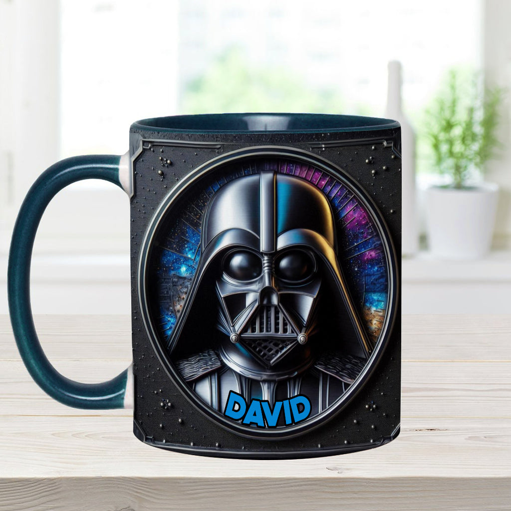 The Dark Time - Personalized The Force Accent Mug