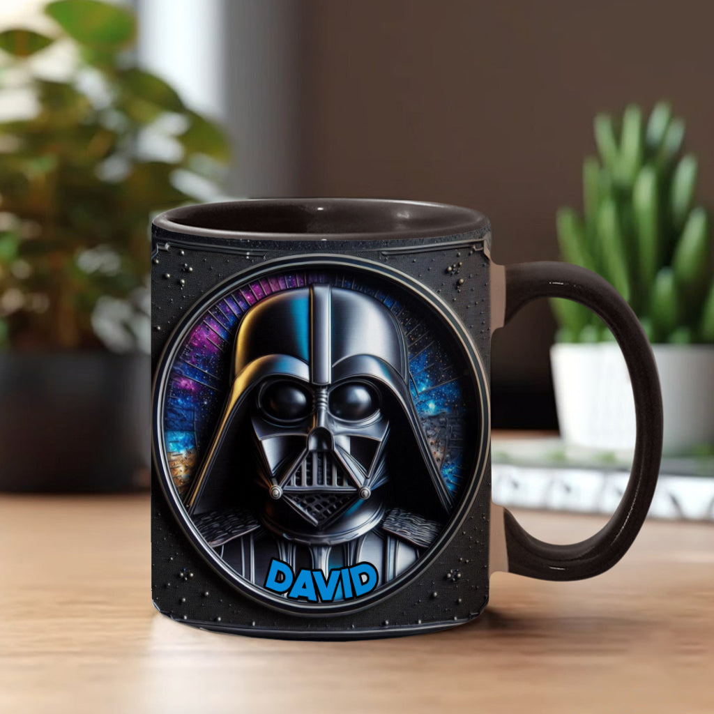 The Dark Time - Personalized The Force Accent Mug