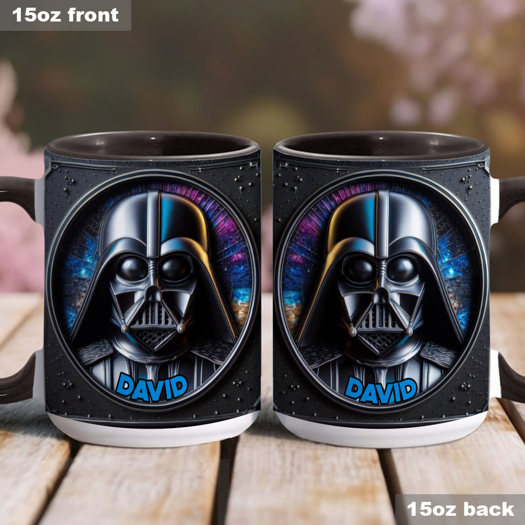 The Dark Time - Personalized The Force Accent Mug