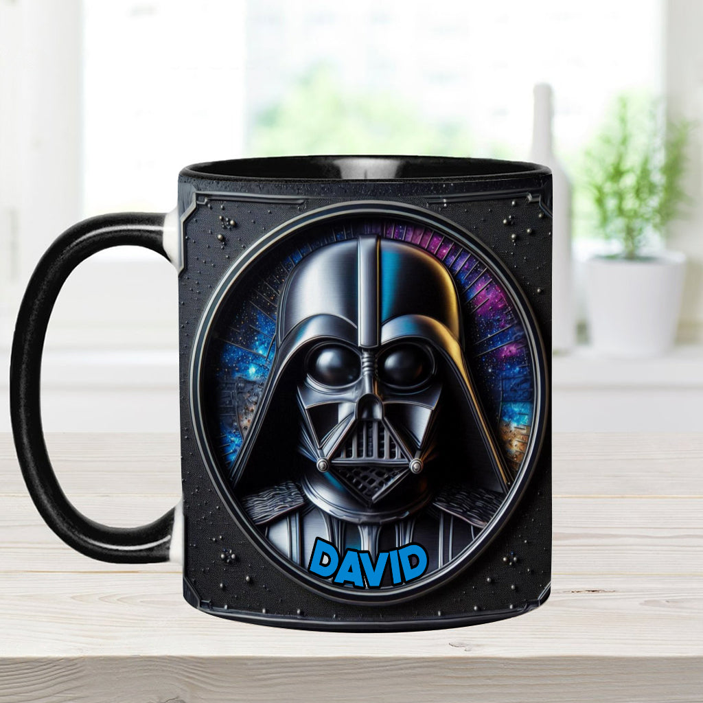 The Dark Time - Personalized The Force Accent Mug