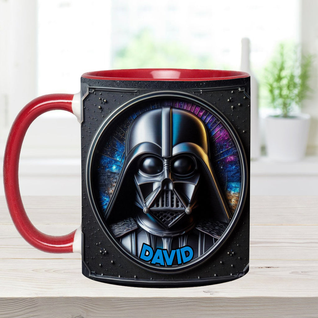 The Dark Time - Personalized The Force Accent Mug