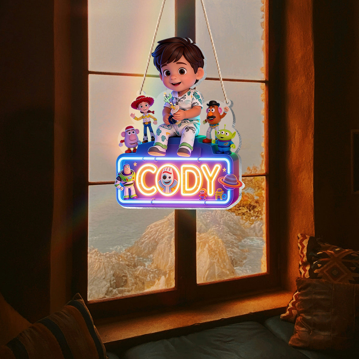 I Knew It I Knew You - Personalized Movie For Kids LED Light Acrylic Sign