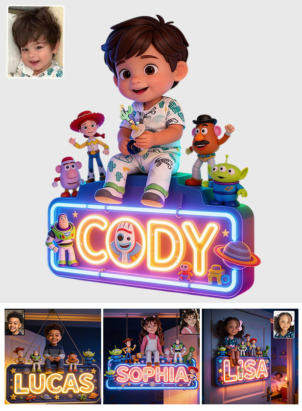 I Knew It I Knew You - Personalized Movie For Kids LED Light Acrylic Sign