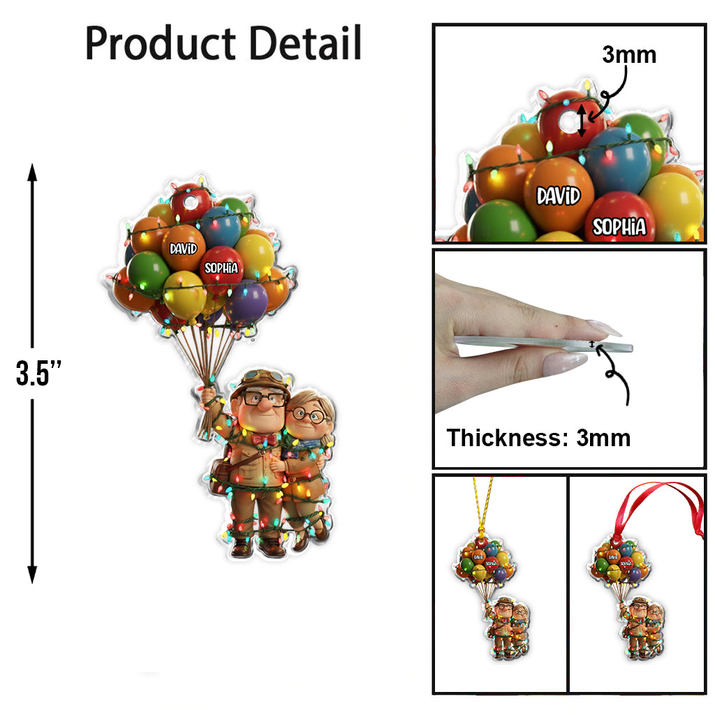 You'll Always Be My Greatest Adventure - Personalized Couple Ornament