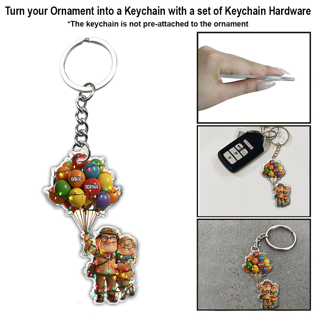 You'll Always Be My Greatest Adventure - Personalized Couple Ornament