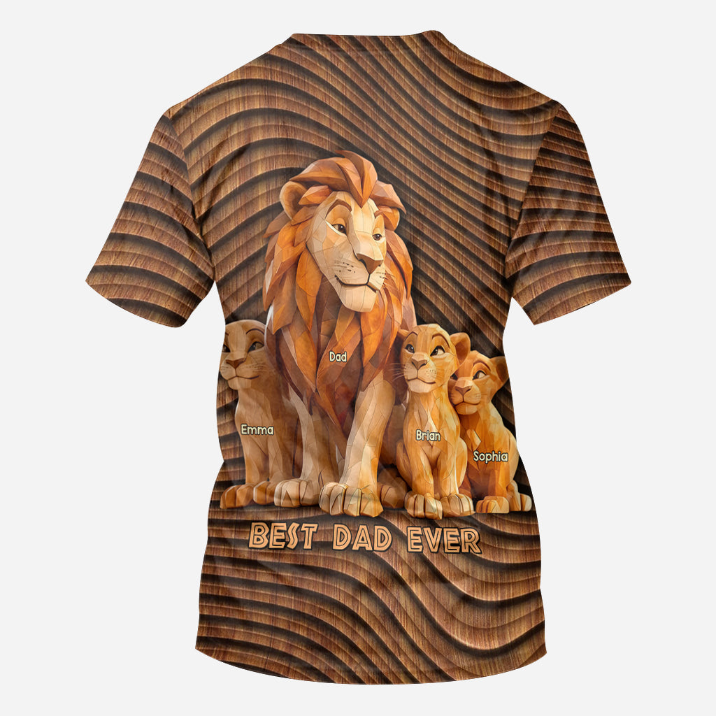 Best Dad Ever - Personalized Father All Over Shirt