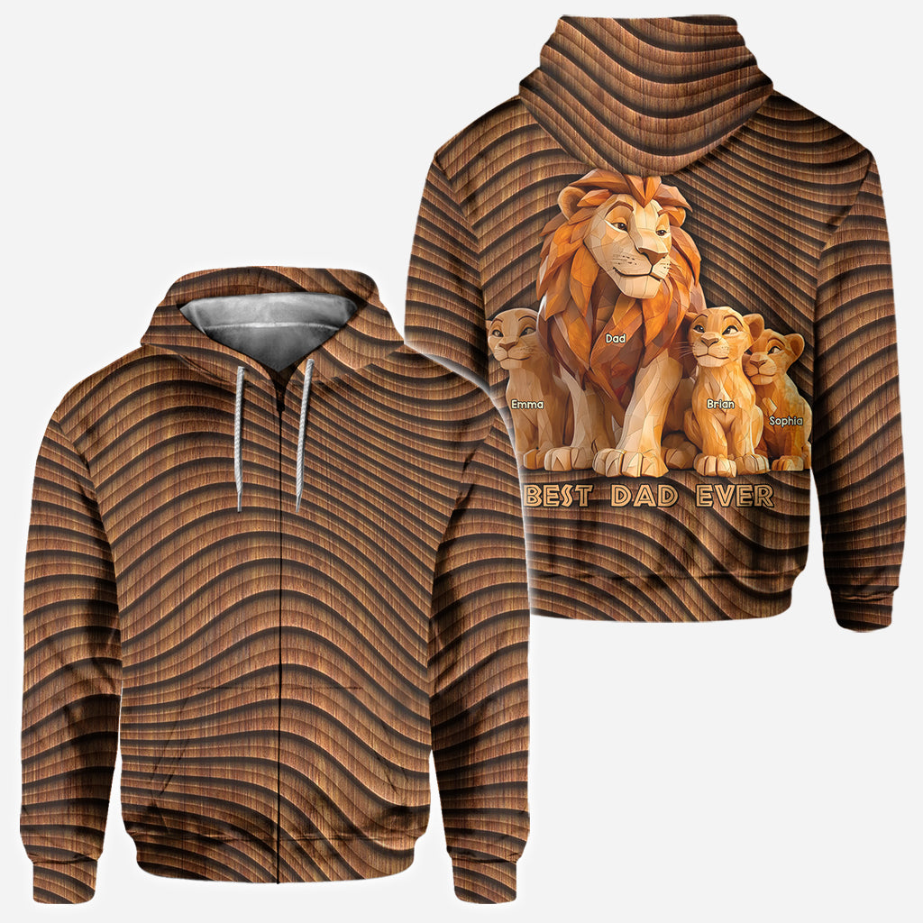 Best Dad Ever - Personalized Father All Over Shirt