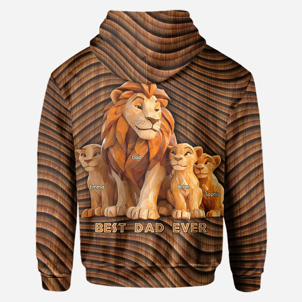 Best Dad Ever - Personalized Father All Over Shirt