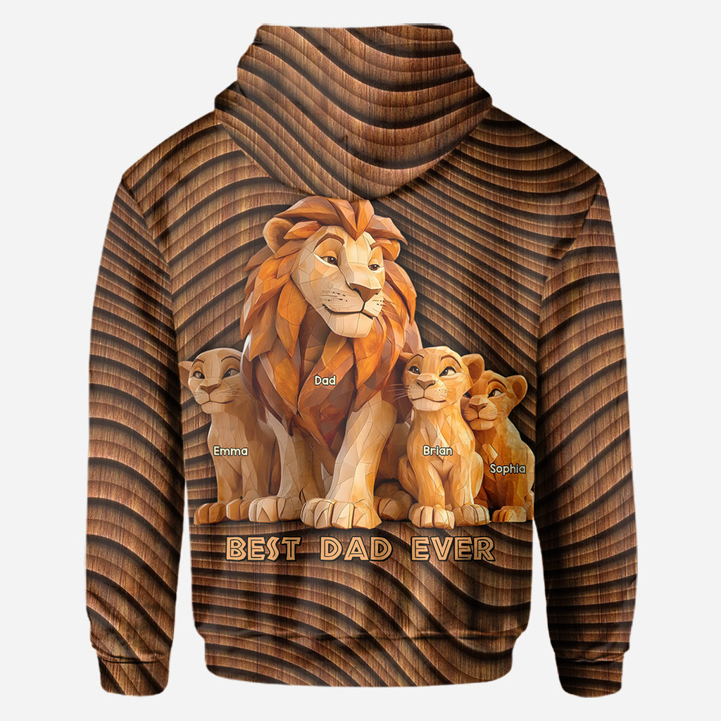 Best Dad Ever - Personalized Father All Over Shirt