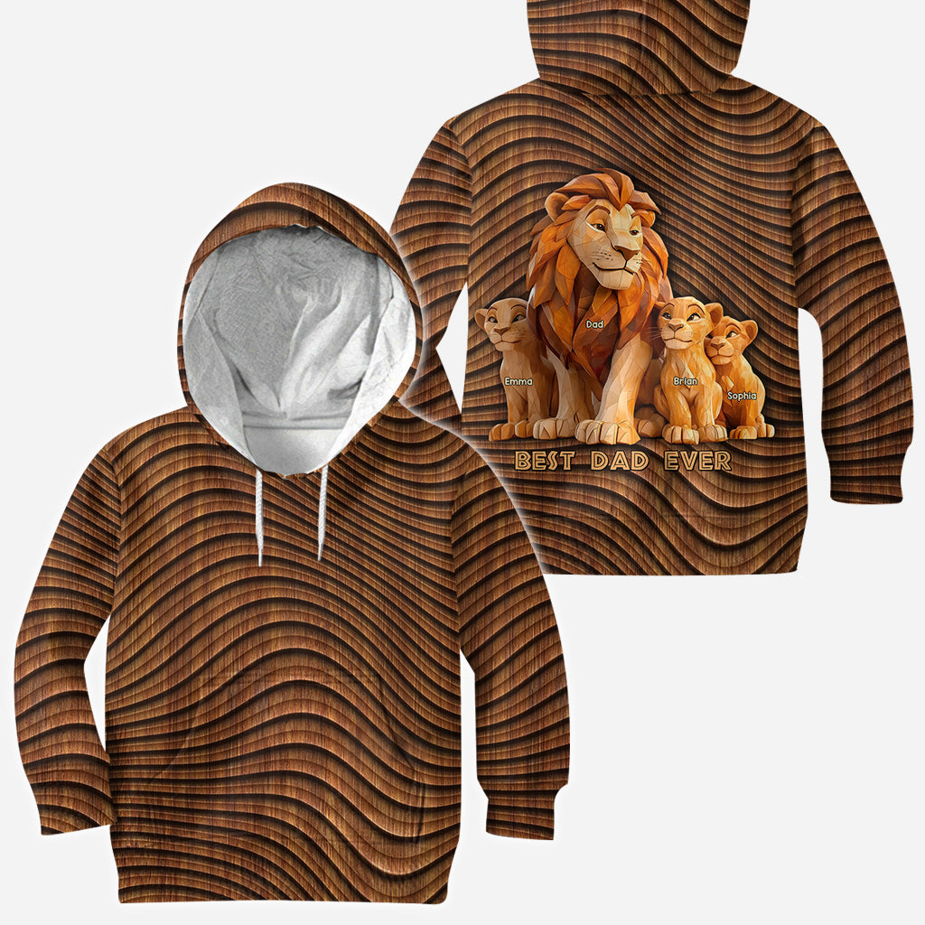 Best Dad Ever - Personalized Father All Over Shirt