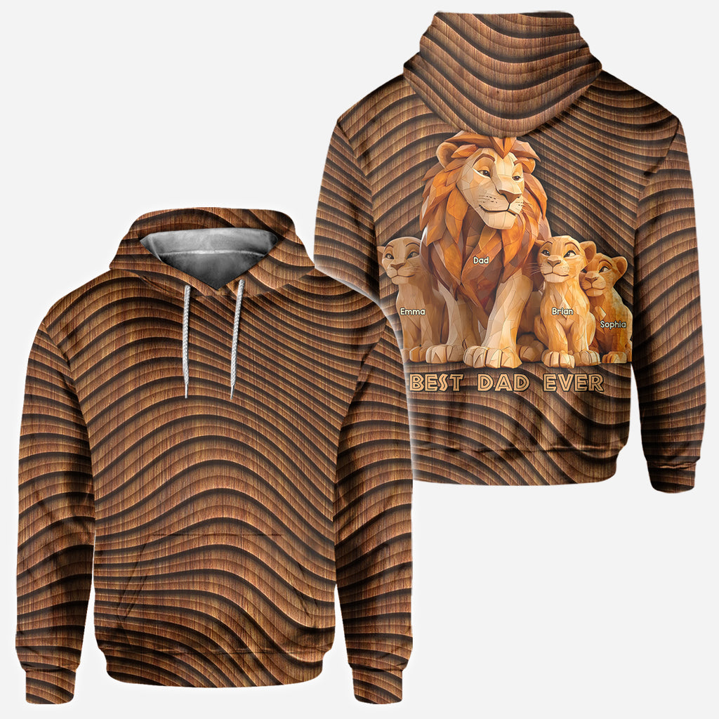 Best Dad Ever - Personalized Father All Over Shirt