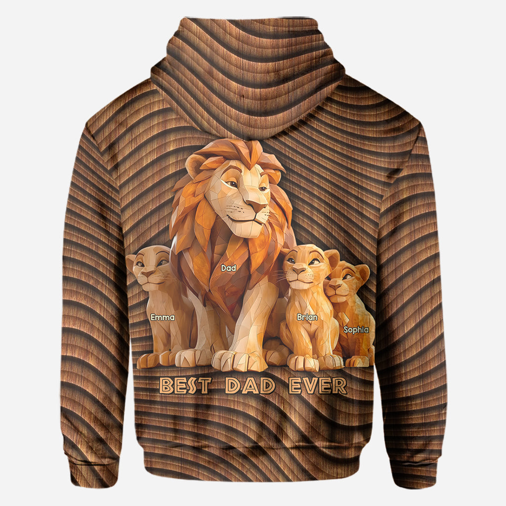 Best Dad Ever - Personalized Father All Over Shirt