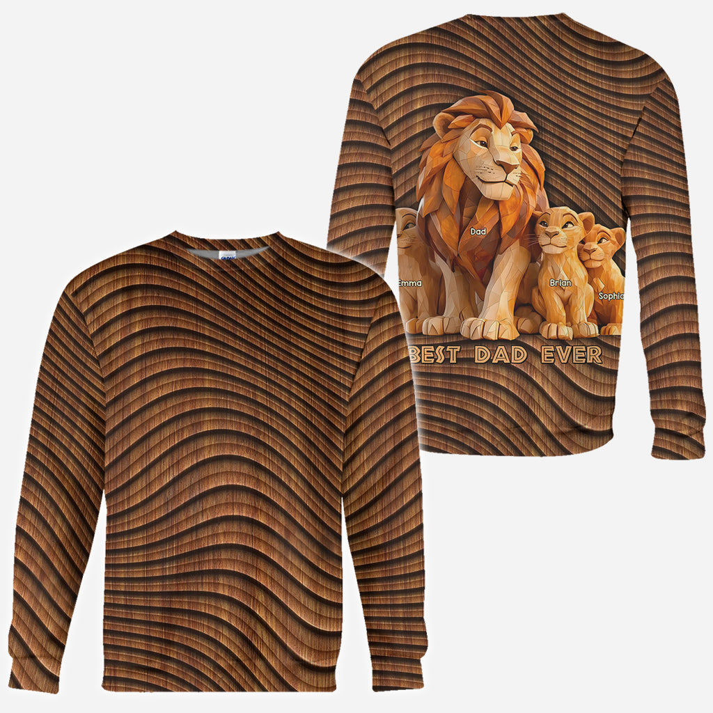 Best Dad Ever - Personalized Father All Over Shirt