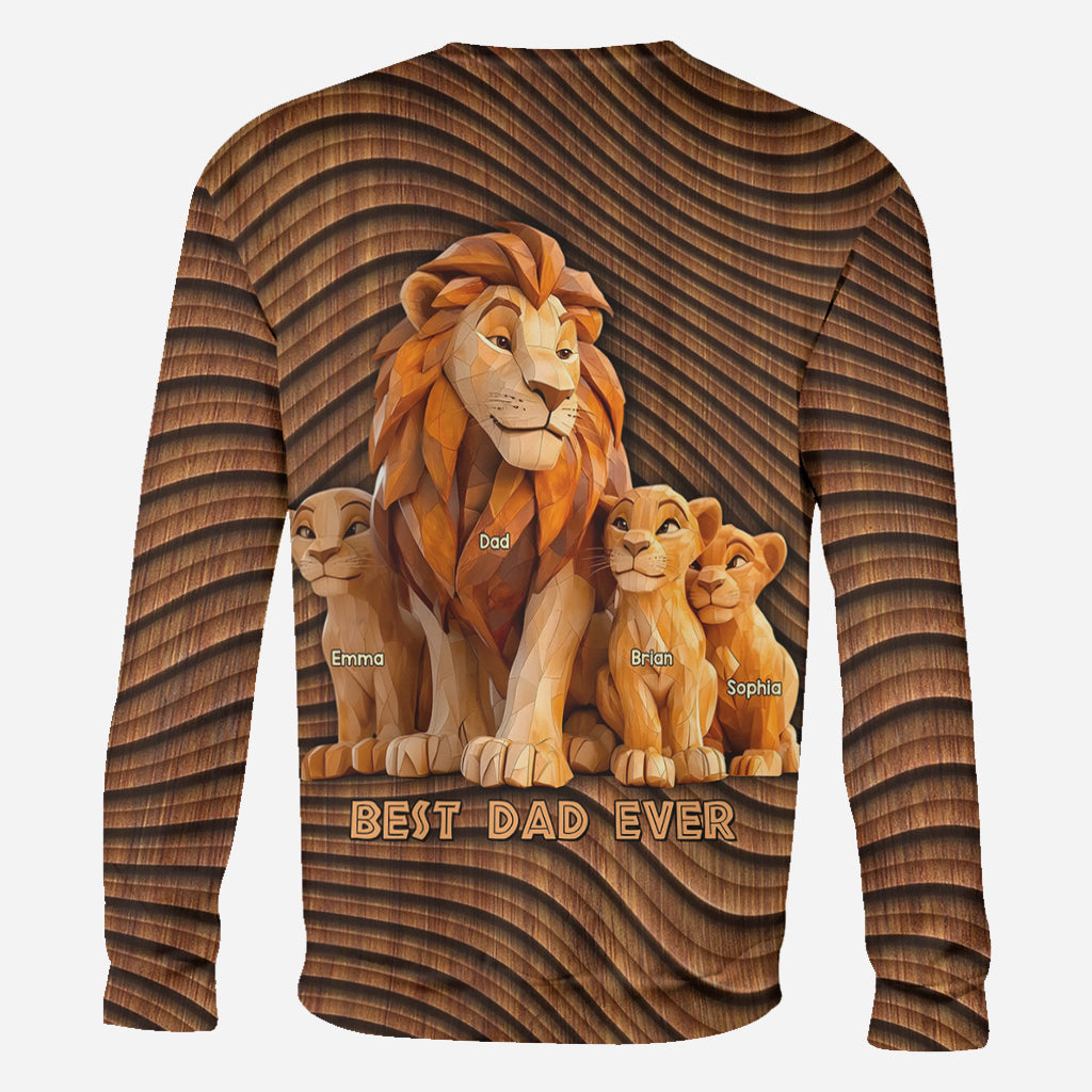 Best Dad Ever - Personalized Father All Over Shirt