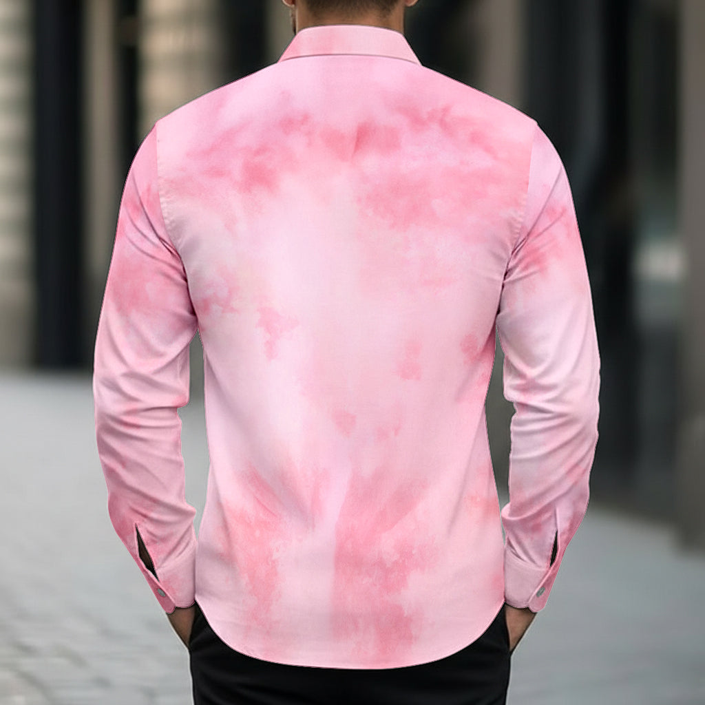 In October We Wear Pink - Personalized Breast Cancer Awareness Button-Up Shirt