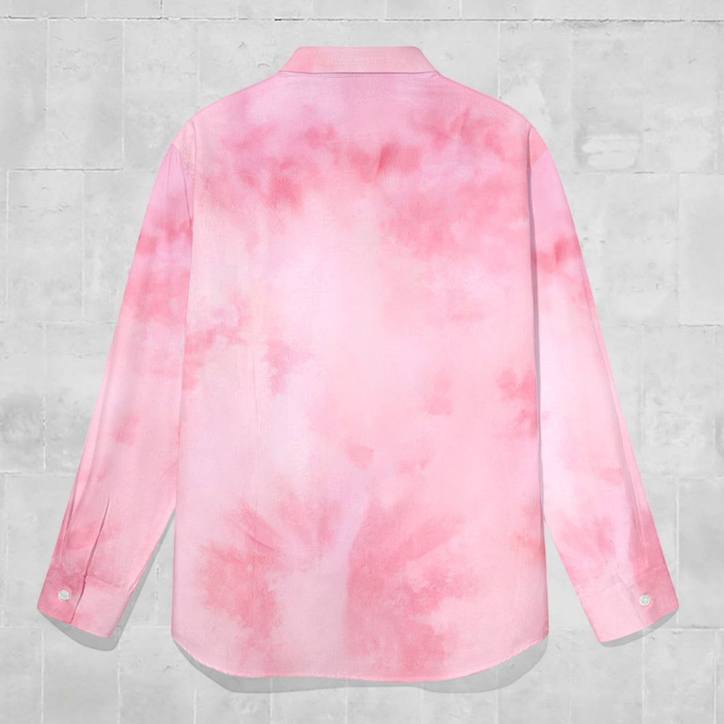 In October We Wear Pink - Personalized Breast Cancer Awareness Button-Up Shirt