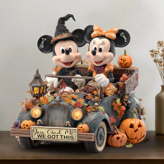 You And Me We Got This - Personalized Mouse Custom Shaped Acrylic Plaque