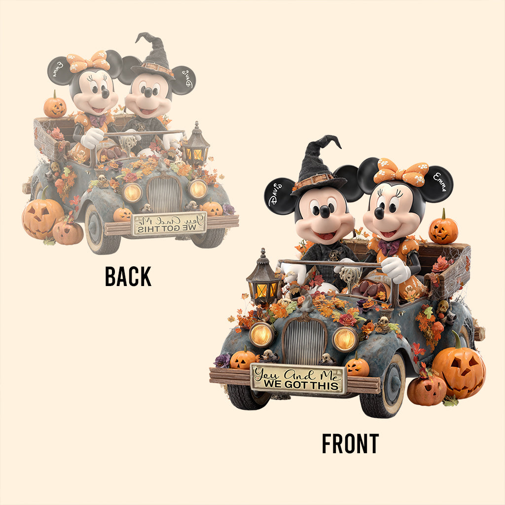 You And Me We Got This - Personalized Mouse Custom Shaped Acrylic Plaque