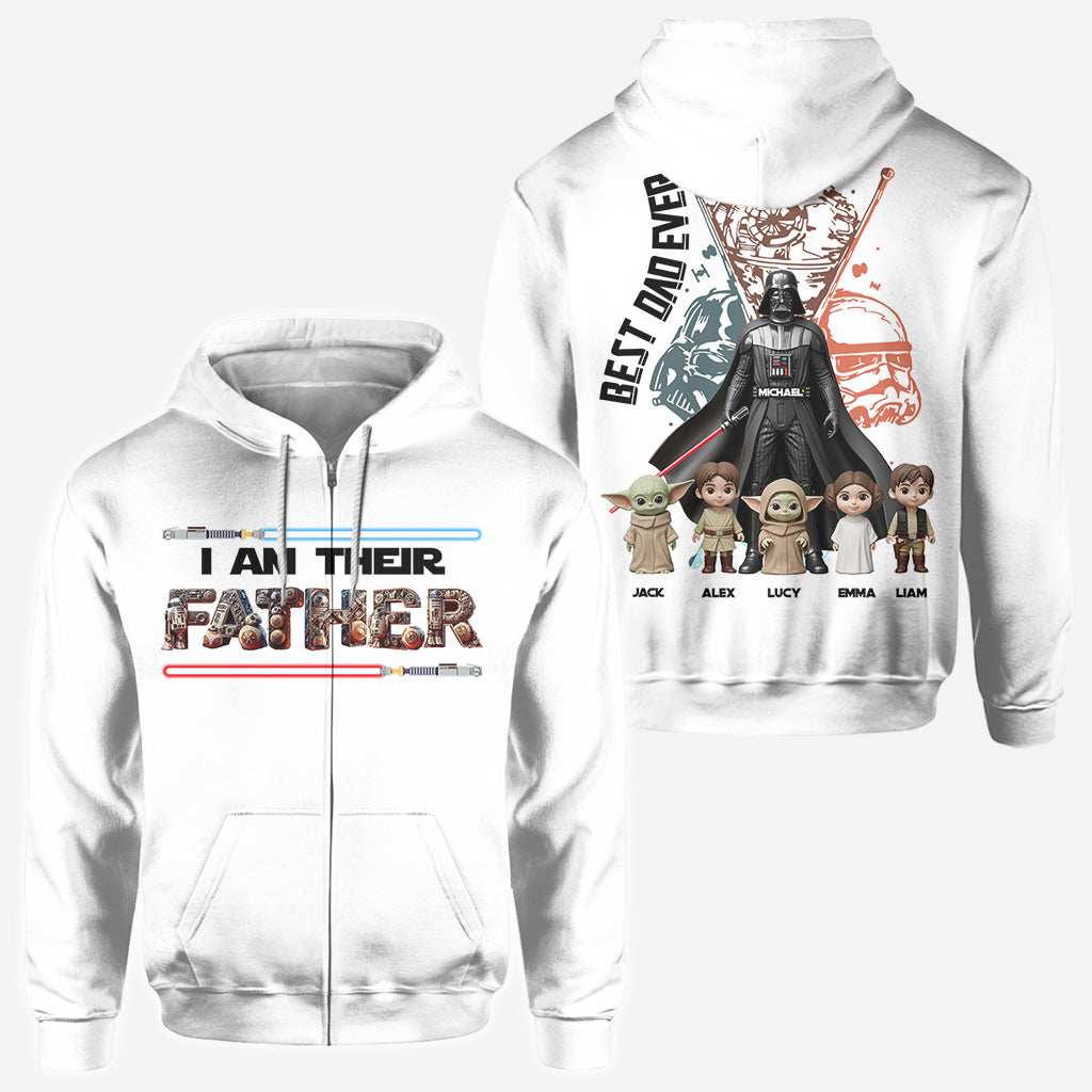 I'm Their Father - Personalized The Force All Over Shirt