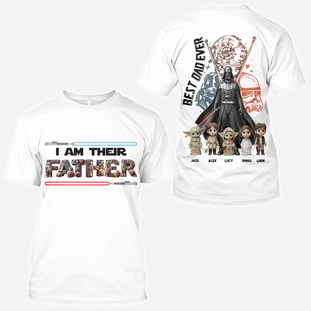 I'm Their Father - Personalized The Force All Over Shirt