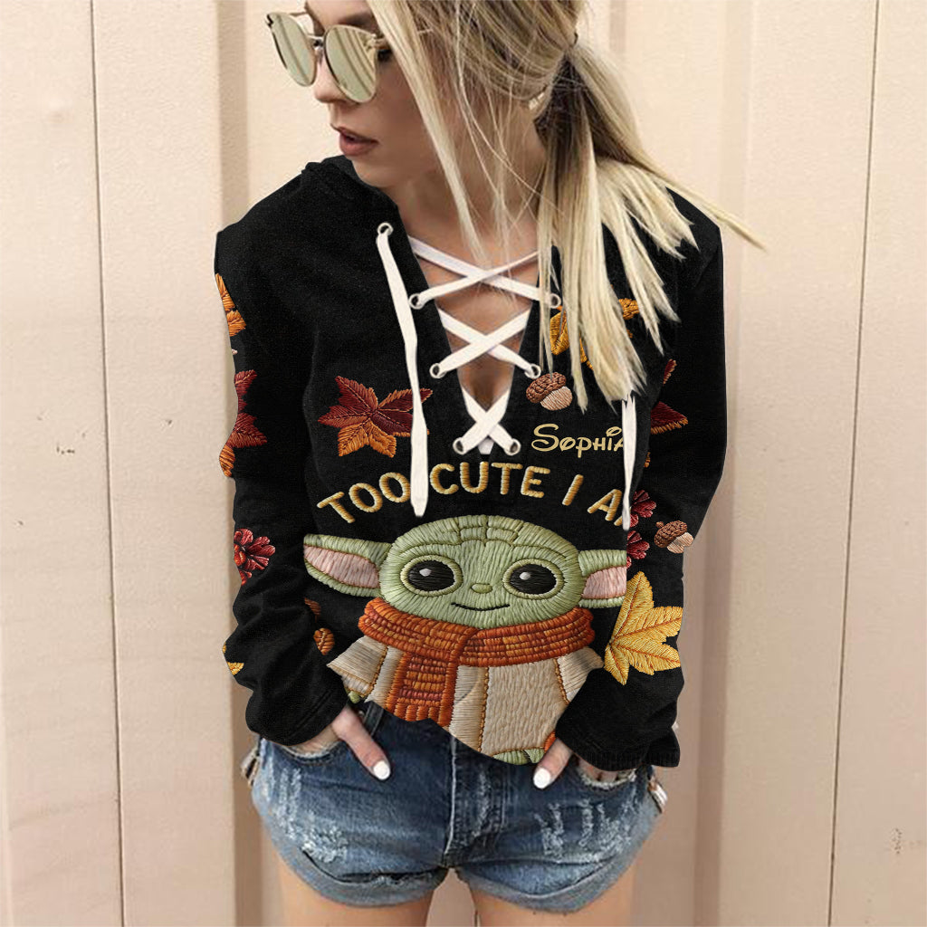 Fall Vibes - Personalized The Force Off Shoulder Long Sleeve Dress