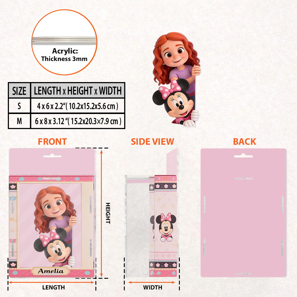 Peekaboo Buddies - Personalized Kid Acrylic Display Box
