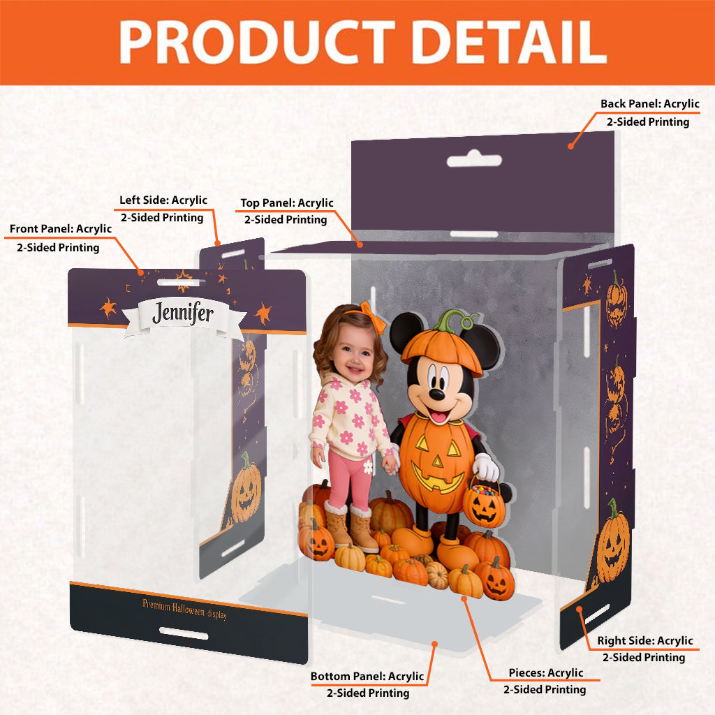 Magic Pumpkin - Personalized Mouse Acrylic Display Box