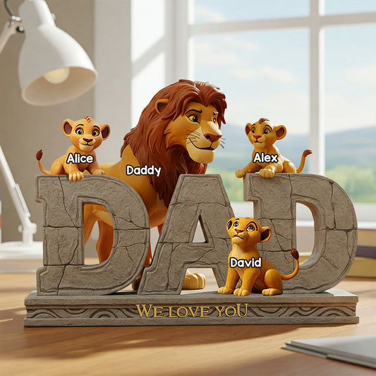 Best Dad Ever - Personalized Father Custom Shaped Acrylic Plaque